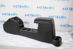 Console center armrest and cup holders Jeep Compass 11-16 black, no plugs, scratches