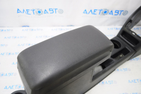 Console center armrest and cup holders Jeep Compass 11-16 black, no plugs, scratches