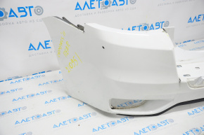 Rear bumper bare upper part Jeep Compass 11-16 white, TYC, cracks