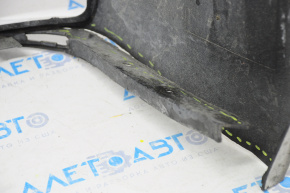 Rear bumper bare upper part Jeep Compass 11-16 white, TYC, cracks