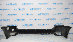 Rear bumper bare upper part Jeep Compass 11-16 white, TYC, cracks