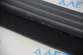 Upper bumper trim Jeep Compass 11-16 black structure, broken fastener, scratches