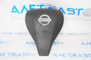 Airbag in steering wheel driver Nissan Rogue 14-16 black, scratches chrome
