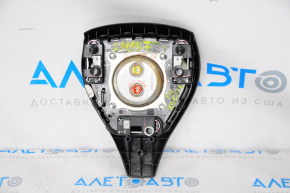 Airbag in steering wheel driver Nissan Rogue 14-16 black, scratches chrome