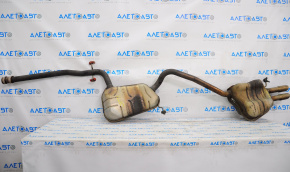 Exhaust manifold assembly VW Jetta 11-18 USA 2.0 resonator with barrel, contact with water