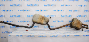 Exhaust manifold assembly VW Jetta 11-18 USA 2.0 resonator with barrel, contact with water