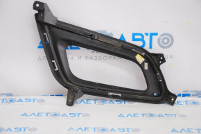 Left fog light frame for Kia Optima 2014-2015, gloss black
