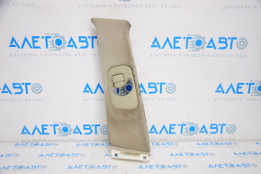 Upper center pillar trim belt left Infiniti G25 G35 G37 4d 06-15 gray under chemical