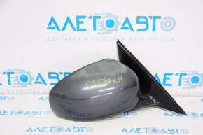 Right side mirror complete Infiniti G35 4d 06-08 9 pins, graphite