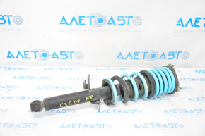 Shock absorber strut assembly front right Infiniti G37 4d 06-13 RWD KYB, GODSPEED spring, torn boot