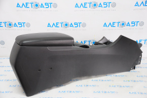 Central console armrest and cup holders Kia Optima 14-15 rest, leather black