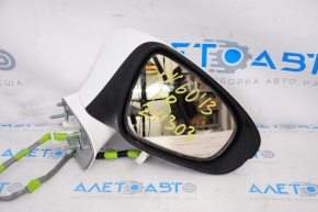 Side mirror right assembly Lexus ES300h ES350 13-15 13 pins, turn signal, white