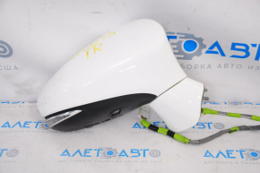 Side mirror right assembly Lexus ES300h ES350 13-15 13 pins, turn signal, white