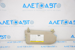 Left visor for Infiniti G25 G35 G37 4d 06-15 gray