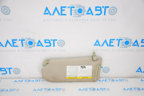 Right visor Infiniti G25 G35 G37 4d 06-15 gray