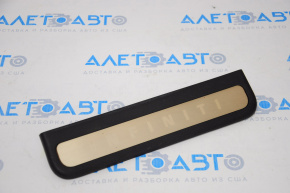 Door sill trim outer rear left Infiniti G25 G35 G37 4d 06-09 chrome