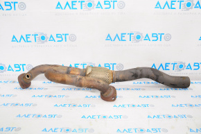 Lexus ES350 13-18 exhaust pipe, catalytic converter cut off, rusty