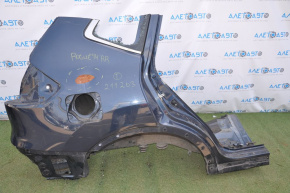 Quarter wing rear right Nissan Rogue 14-20 blue, dent, paint peeled off