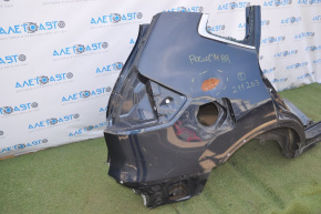Quarter wing rear right Nissan Rogue 14-20 blue, dent, paint peeled off