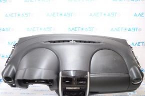 Torpedo front panel with AIRBAG Nissan Versa Note 13-16 prerest, black, scratches