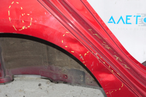 Quarter wing rear right Hyundai Sonata 15-19 red, dents on sunset