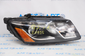 Headlight front right bare Audi Q5 8R 09-12 prerest xenon, broken mount