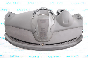 Torpedo front panel without AIRBAG Ford Escape MK3 13-16 prerest beige, with overlay, broken fasteners, broken bar