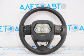 Naked steering wheel Jeep Cherokee KL 14-21 leather black, heated, with lower pad