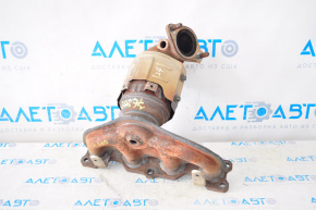 Exhaust manifold with catalytic converter for Kia Optima 11-15 2.4, rusty