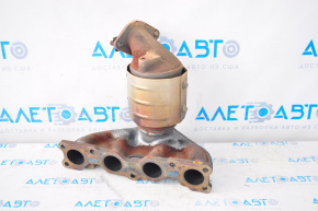 Exhaust manifold with catalytic converter for Kia Optima 11-15 2.4, rusty