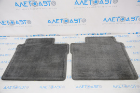 Set of floor mats for Nissan Versa Note 13-19 gray cloth