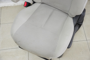 Driver's seat Nissan Versa Note 13-16 without airbag, mechanic, cloth gray
