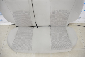Rear row of seats 2 row Nissan Versa Note 13-19 cloth gray