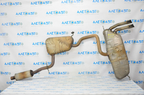 Muffler rear part barrel VW Beetle 12-14 2.5 complete with middle part, dented