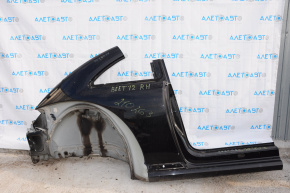 Quarter wing rear right VW Beetle 12-19 black, dent
