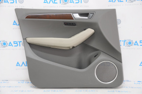 Door trim card front left Audi Q5 8R 09-12 dark gray, scratches