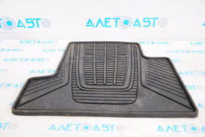 Interior mat rear left Ford Escape MK3 13-17 rubber, black