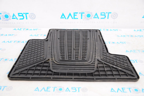 Interior mat rear left Ford Escape MK3 13-17 rubber, black