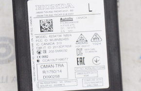 Blind Spot Sensor BSM Left Honda Accord 18-20
