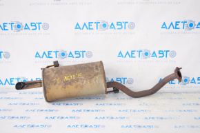 Silencer rear part with barrel Nissan Versa Note 13-19 1.6 rusty