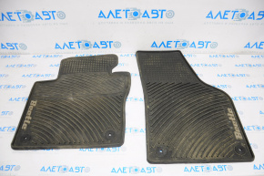 Set of floor mats for VW Beetle 12-19 rubber black