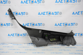 Door sill trim inner rear left Audi Q5 8R 09-17 dark gray
