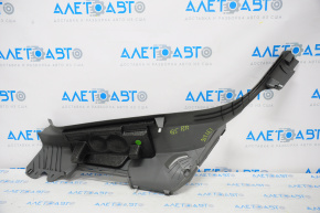 Door sill trim inner rear right Audi Q5 8R 09-17 dark gray, scratches