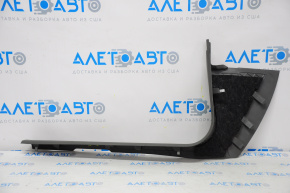 Door sill trim, front right, inner, Audi Q5 8R 09-17, dark grey, worn, broken guide