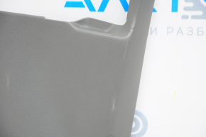 Door sill trim, front right, inner, Audi Q5 8R 09-17, dark grey, worn, broken guide