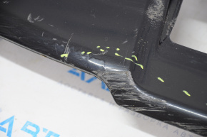 Front bumper lip Audi Q5 8R 09-12 pre-rest black, worn, crack in mount