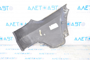 Rear bumper bare left BMW X5 E70 07-10 pre-rest, black