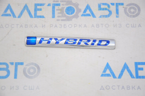 Emblem inscription HYBRID trunk lid Honda Accord 18-22