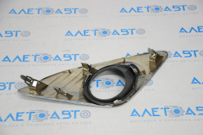Left fog light frame for Toyota Camry V50 12-14 USA XLE, chrome