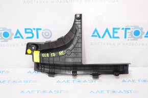 Door sill trim rear inner left Hyundai Elantra AD 17-20 black